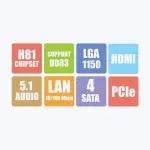 Zeb H81, Socket 1150