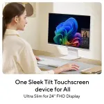 ASUS All-in-One PC VM441QA-TWAP002WS – Qualcomm Snapdragon X, 16GB LPDDR5, 1TB SSD, 23.8" FHD Touch AIO