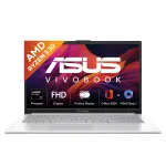 ASUS Vivobook Go 15 E1504FA-BQ2111WS Laptop, AMD Ryzen 3 30, 8GB LPDDR5 RAM, 512GB PCIe 3.0 SSD, 15.6-inch FHD Display, Windows 11 Home, Cool Silver Laptop