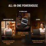 ASUS TUF Gaming A14 FA401EA-RG020WS Laptop – AMD Ryzen AI Max+ 392, 32GB LPDDR5X RAM, 1TB SSD, 14-inch 2.5K 165Hz Display, 73Wh Battery, Jaeger Gray Laptop