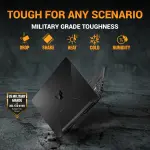 ASUS TUF Gaming A15 FA506NCQ-IN080W Laptop – AMD Ryzen 7 170, RTX 3050 4GB Graphics, 16GB DDR5 RAM, 512GB SSD, 15.6-inch 144Hz Display