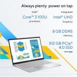 ASUS Vivobook 15 X1504VAP-BQ1321WS – Core 3 100U, 8GB, 512GB SSD Laptop