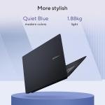 ASUS Vivobook 16 X1607QA-MB190WS Laptop – Qualcomm Snapdragon X X1-26-100, 8GB LPDDR5X RAM, 256GB SSD, 16-inch WUXGA Display, Windows 11 Home, Quiet Blue Laptop
