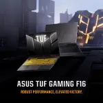 ASUS TUF Gaming F16 FX607VJR-TU326WS Laptop – Intel Core 7 230H, NVIDIA RTX 3050 6GB Graphics, 16GB DDR5 RAM, 512GB SSD, 16-inch 144Hz Display