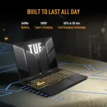 ASUS TUF Gaming F16 FX607VJR-TU326WS Laptop – Intel Core 7 230H, NVIDIA RTX 3050 6GB Graphics, 16GB DDR5 RAM, 512GB SSD, 16-inch 144Hz Display