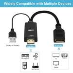 HDMI to DisplayPort (DP) Converter Adapter