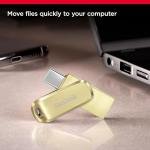 SanDisk Ultra Dual Drive Luxe USB Type-C 128GB (Gold)