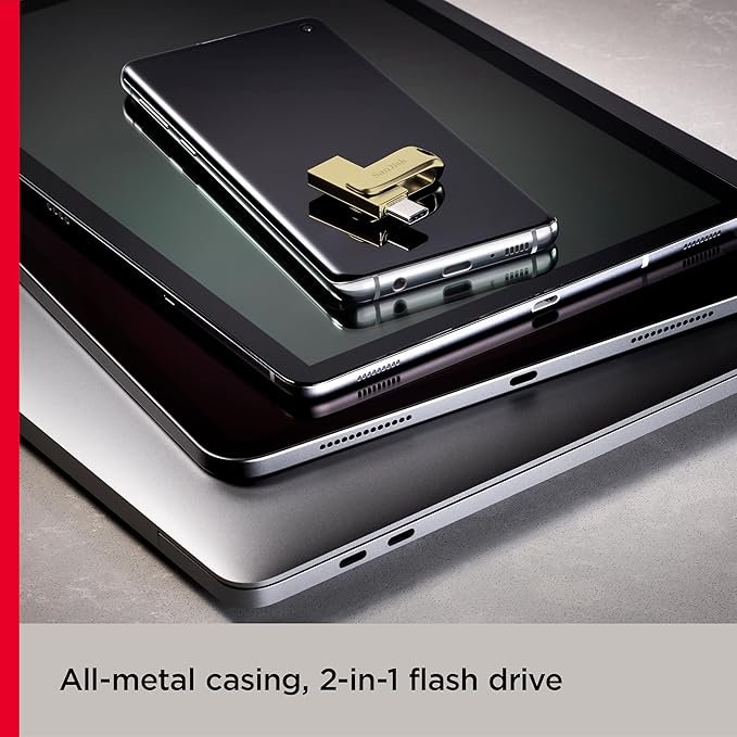 SanDisk Ultra Dual Drive Luxe USB Type-C 128GB (Gold)