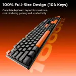 Zebronics ZEB-Max Ninja 104W Wireless Mechanical Gaming Keyboard