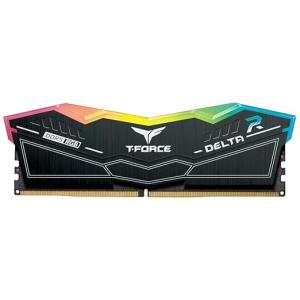 T-Force Delta RGB 16GB 6000MHz (6000MT/s) CL38 Black DDR5 Desktop Gaming Memory, Metal Heatsink, ARGB Sync, ECC, XMP 3.0/EXPO, Compatible With Intel/AMD CPU, High Performance Low Latency RAM