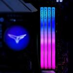 T-Force Delta RGB 16GB 6000MHz (6000MT/s) CL38 Black DDR5 Desktop Gaming Memory, Metal Heatsink, ARGB Sync, ECC, XMP 3.0/EXPO, Compatible With Intel/AMD CPU, High Performance Low Latency RAM